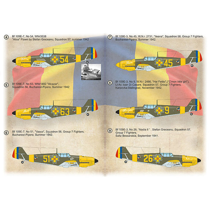 Print Scale 72-508 Decal Messerschmitt Bf 109 Roumains Part 2 Scale 1:72 for Aircraft Plastic model kit