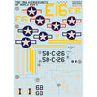 Print Scale 72-511 Decal TBF-TBM Avenger Units of World War II Scale 1:72 for Aircraft Plastic model kit