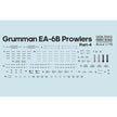 Print Scale 72-512 Decal EA-6 Prowler Part 4 Scale 1:72 for Aircraft Plastic model kit