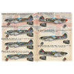 Print Scale 72-516 Decal 1:72 Supermarine Spitfire Mk lV (Low Backs) Over Europe