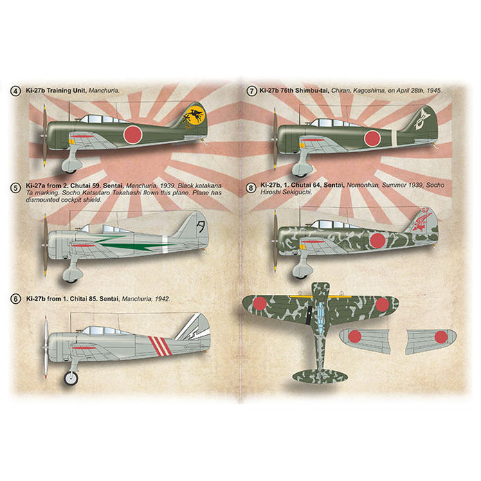 Print Scale 72-521 Decal Nakajima Ki-27 Nate Scale 1:72 for Aircraft Plastic model kit