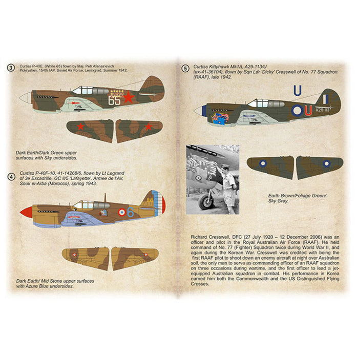 Print Scale 72-524 Decal Curtiss P-40 In the service of foreign armies. Part-1 Scale 1:72