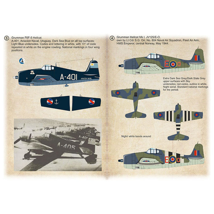 Print Scale 72-529 Decal Hellcat In the service of foreign armies Part-1 Scale 1:72 for Aircraft Plastic model kit