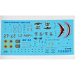 Foxbot 144-001 Decal Antonov AN-26 with Teeth Scale 1:144 for Aircraft Plastic Model Kit