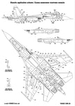 Foxbot 32-006 Decal Sukhoi Su-27 with Name, Ukranian Air Forces, digital camouflage Scale 1:32