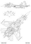Foxbot 32-006 Decal Sukhoi Su-27 with Name, Ukranian Air Forces, digital camouflage Scale 1:32