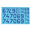 Foxbot 32-017 Decal Numbers for Su-27UBM-1 Ukrainian Air Forces, digital camouflage (Part II) Scale 1:32