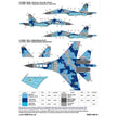 Foxbot 32-017 Decal Numbers for Su-27UBM-1 Ukrainian Air Forces, digital camouflage (Part II) Scale 1:32