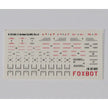 Foxbot 32-022 Decal: Stencils for Soviet IR Guided Air-to-Air Missile R-73 (AA-11 Archer) and APU-73 Pylon Scale 1:32