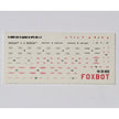 Foxbot 32-023 Decal: Stencils for Soviet Short-range air-to-air Missile R-60M (AA-8 Aphid) and APU-60 Pylon Scale 1:32