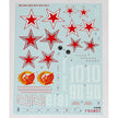 Foxbot 32-028 Decal Silver Stars: Yak-9T, Part II Scale 1:32 for Aircraft Plastic Model Kit