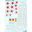 Foxbot 48-007 Decals La-7 - Weapon of Victory Scale 1:48 for Aircraft Plastic Model Kit