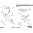 Foxbot 48-012 Decals Stencils for B-25C/D/J Mitchell Scale 1:48 for Aircraft Plastic Model Kit