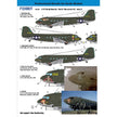 Foxbot 48-018A Decals Douglas C-47 Skytrain/Dakota Pin-Up Nose Art Part II). Scale 1:48 for Aircraft Plastic Model Kit