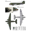 Foxbot 48-018A Decals Douglas C-47 Skytrain/Dakota Pin-Up Nose Art Part II). Scale 1:48 for Aircraft Plastic Model Kit