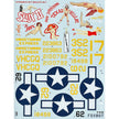 Foxbot 48-018A Decals Douglas C-47 Skytrain/Dakota Pin-Up Nose Art Part II). Scale 1:48 for Aircraft Plastic Model Kit