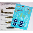 Foxbot 48-019A Decals Douglas A-20 Boston Pin-Up Nose Art (Part I) Scale 1:48 for Aircraft Plastic Model Kit