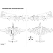 Foxbot 48-020 Decals Douglas A-20 Boston Pin-Up Nose Art and Stencils (Part II) Scale 1:48 for Aircraft Plastic Model Kit