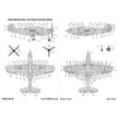 Foxbot 48-022 Decals Red Snake: Soviet Bell P-39 Airacobras and Stencils and Stencils, Part II Scale 1:48