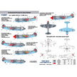 Foxbot 48-024 Decals La-5FN (Part 2) Scale 1:48 for Aircraft Plastic Model Kit