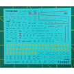 Foxbot 48-031 Decals Stencils for P-39 Airacobra Scale 1:48 for Aircraft Plastic Model Kit
