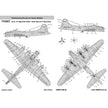 Foxbot 48-032 Decals Stencils for Boeing B-17 Flying Fortress Scale 1:48 for Aircraft Plastic Model Kit
