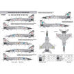 Foxbot 48-035 Decals Ukrainian Foxbats: MiG-25PDS Scale 1:48 for Aircraft Plastic Model Kit