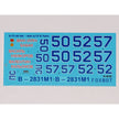 Foxbot 48-037 Decals Sukhoi Su-27 with Name, Ukranian Air Forces, digital camouflage Scale 1:48
