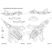 Foxbot 48-037 Decals Sukhoi Su-27 with Name, Ukranian Air Forces, digital camouflage Scale 1:48