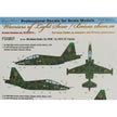 Foxbot 48-042 Decals Ukrainian Rooks: Su-25UB, Ukranian Air Forces Scale 1:48 for Aircraft Plastic Model Kit
