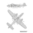 Foxbot 48-044A Decals North American B-25G/H/J Mitchell (Late) 