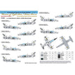 Foxbot 48-052 Decals Ukrainian Digital Albatrosses: L-39C/M/M1 Albatros, Ukrainian Air Forces Scale 1:48