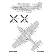 Foxbot 48-060A Decals North American P-51 Mustang, 