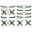 Foxbot 48-063T Decals Ukrainian Rooks: Su-25, Ukranian Air Forces and Stencils Scale 1:48 for Aircraft Plastic Model Kit