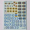 Foxbot 48-063 Decals Ukrainian Rooks: Su-25, Ukranian Air Forces Scale 1:48 for Aircraft Plastic Model Kit