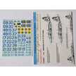 Foxbot 48-064T Decals Digital Rooks: Su-25, Ukranian Air Forces and Stencils Scale 1:48 for Aircraft Plastic Model Kit