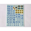 Foxbot 48-064T Decals Digital Rooks: Su-25, Ukranian Air Forces and Stencils Scale 1:48 for Aircraft Plastic Model Kit
