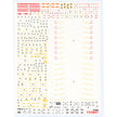 Foxbot 48-065 Decals Stencils for Su-25 Ukrainian Air Forces Scale 1:48 for Aircraft Plastic Model Kit