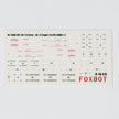 Foxbot 48-078 Decals Stencils for Soviet Missile Kh-25ML/MP (AS-10 Karen / AS-12 Kegler) and Pylon APU-68UM Scale 1:48