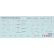Foxbot 48-079 Decals Stencils for soviet air-to-surface missile Kh-29L/T (AS-14 Kedge) and APU-58-1 Scale 1:48