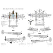 Foxbot 48-081 Decals Lockheed P-38 Lightning Pin-Up Nose Art and Stencils (Part I) Scale 1:48 for Aircraft Plastic Model Kit