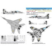 Foxbot 48-086 Decals Ukrainian Digital Falcons: MiG-29 (9-13) Scale 1:48 for Aircraft Plastic Model Kit