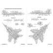 Foxbot 48-086 Decals Ukrainian Digital Falcons: MiG-29 (9-13) Scale 1:48 for Aircraft Plastic Model Kit