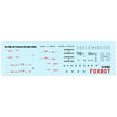 Foxbot 48-087 Decals Stencils for Missile Kh-25ML (AS-10 Karen) with death wishes, Ukranian Air Forces Scale 1:48