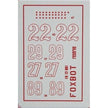 Foxbot 72-001 Decals Soviet interceptor and fighter aircraft Yak-9 M/T/TD/K Scale 1:72 for Aircraft Plastic Model Kit