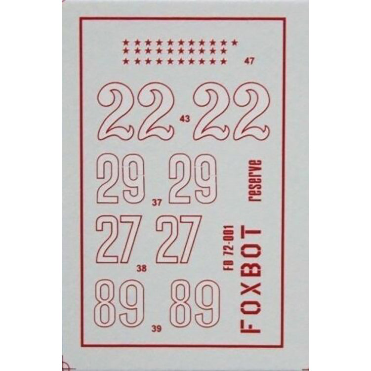 Foxbot 72-001 Decals Soviet interceptor and fighter aircraft Yak-9 M/T/TD/K Scale 1:72 for Aircraft Plastic Model Kit
