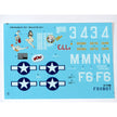 Foxbot 72-006 Decals Douglas A-20 Boston Pin-Up Nose Art and Stencils (Part I) Scale 1:72 for Aircraft Plastic Model Kit