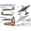 Foxbot 72-006 Decals Douglas A-20 Boston Pin-Up Nose Art and Stencils (Part I) Scale 1:72 for Aircraft Plastic Model Kit