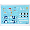 Foxbot 72-007 Decals Douglas A-20 Boston Pin-Up Nose Art and Stencils (Part II) Scale 1:72 for Aircraft Plastic Model Kit