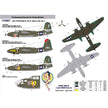 Foxbot 72-008 Decals Douglas A-20 Boston Pin-Up Nose Art and Stencils (Part III) Scale 1:72 for Aircraft Plastic Model Kit